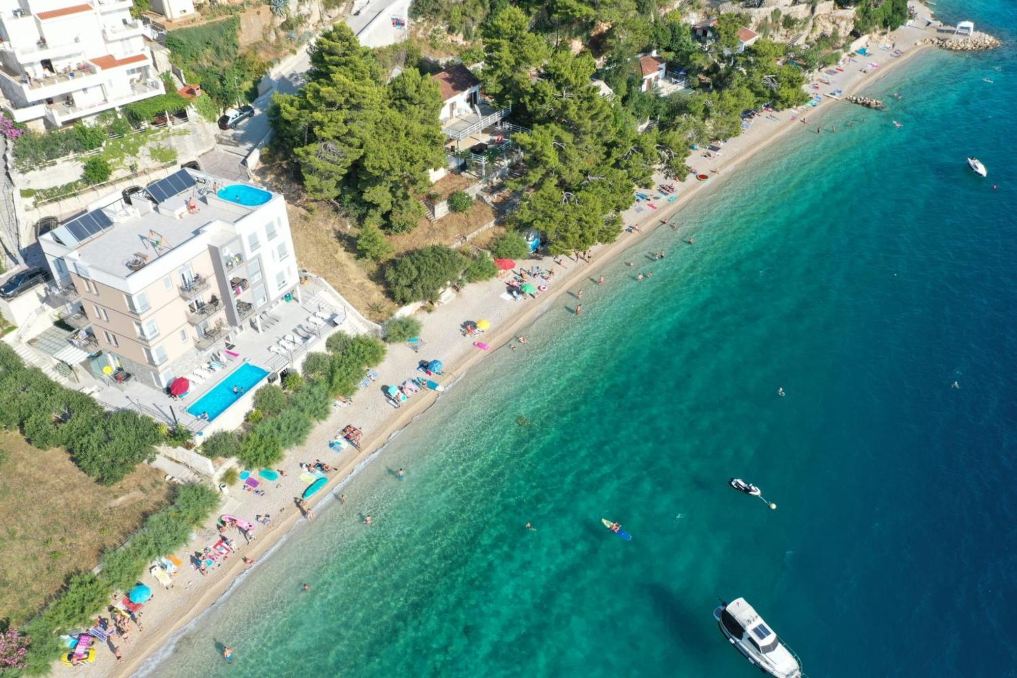 Apartmani Miljak オミシュ エクステリア 写真
